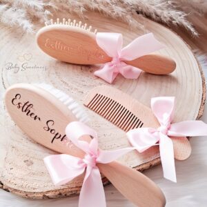 Lot de 3 Brosses et peigne en bois