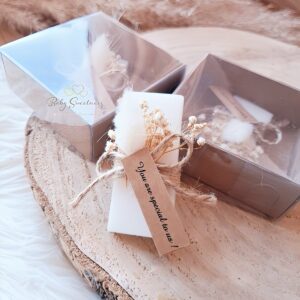 Savons parfumés fleurs séchées