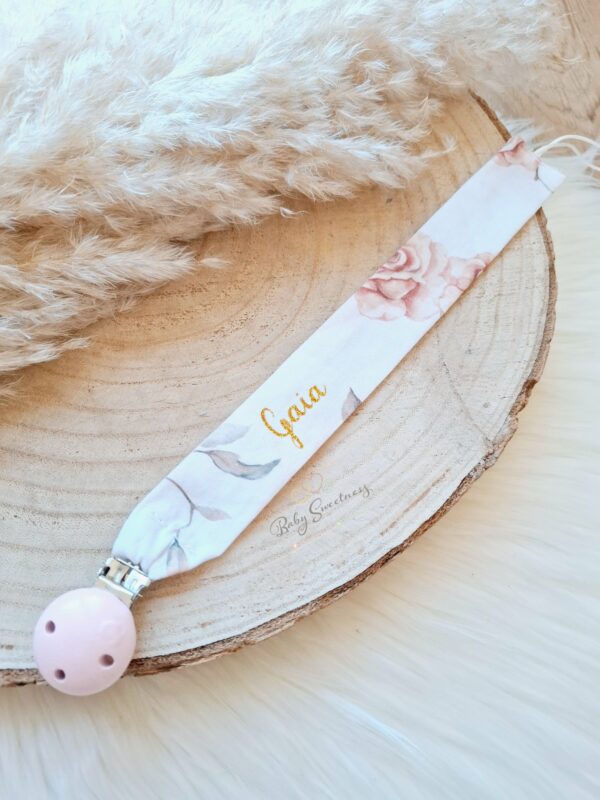 Attache tétine en tissu