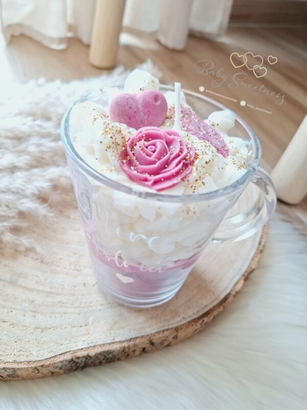 Bougie gourmande parfumée fleur d'amour – Image 2