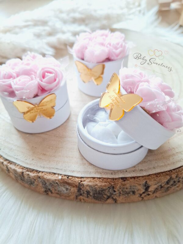 Boîte à dragées roses – Image 3