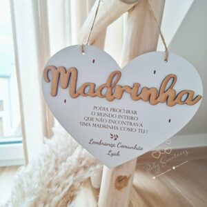 Cœur en bois pendentifs