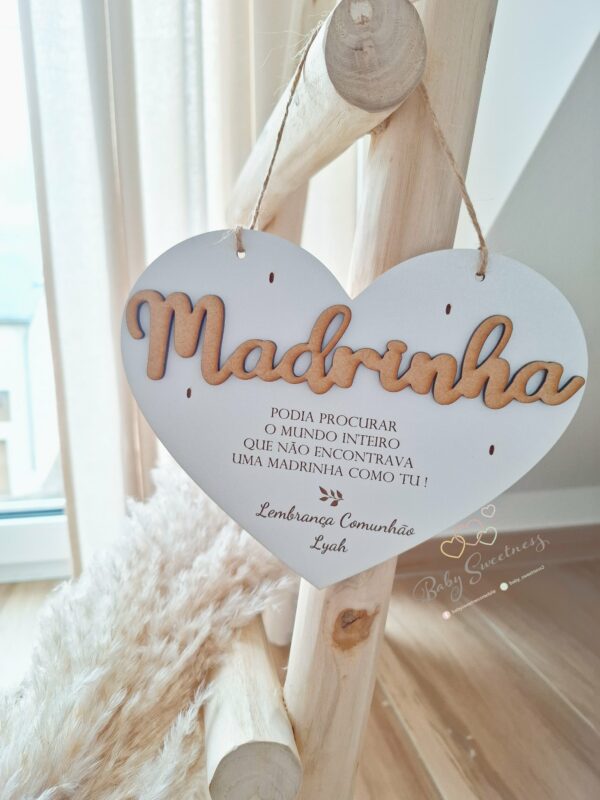 Cœur en bois pendentifs