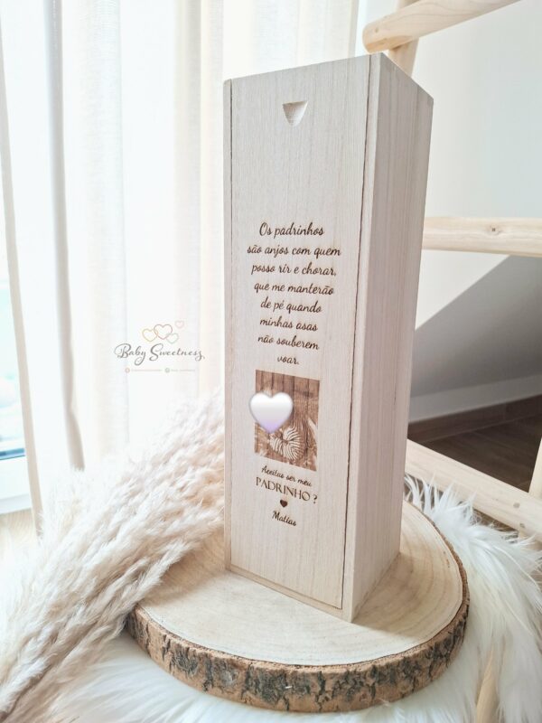 Coffret à vin en bois