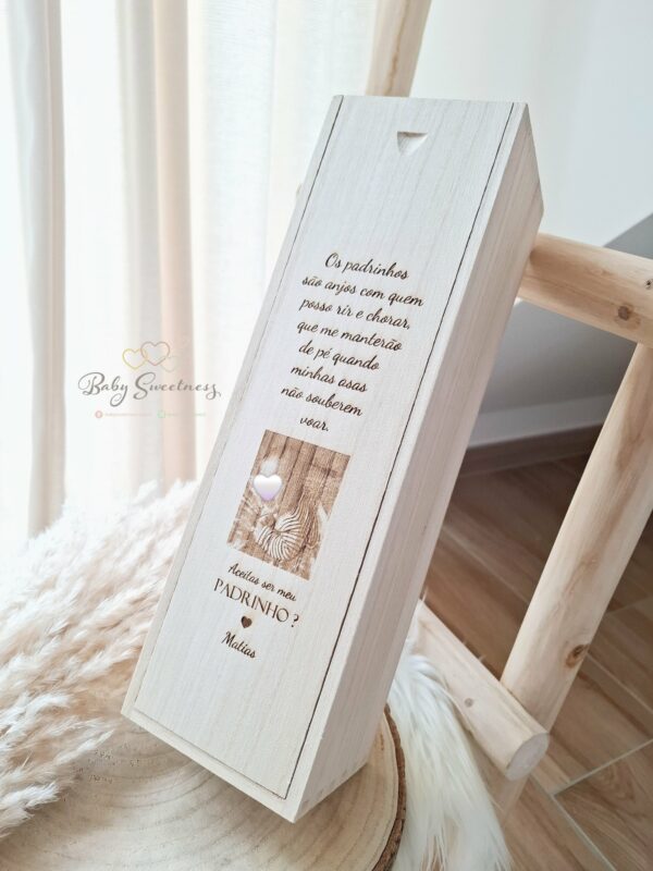 Coffret à vin en bois – Image 2