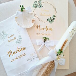 Coffret Baptême Eucalyptus