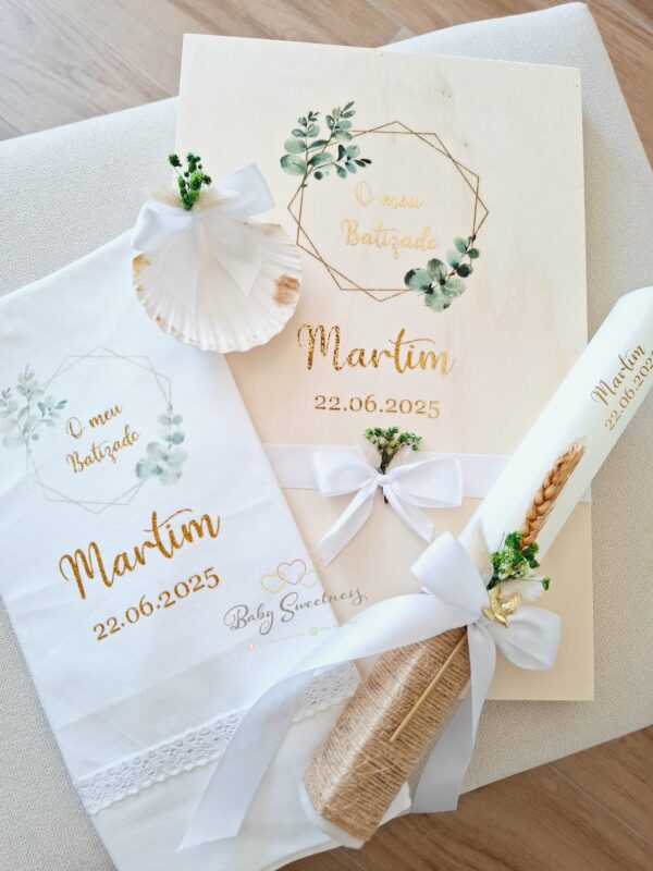 Coffret Baptême Eucalyptus