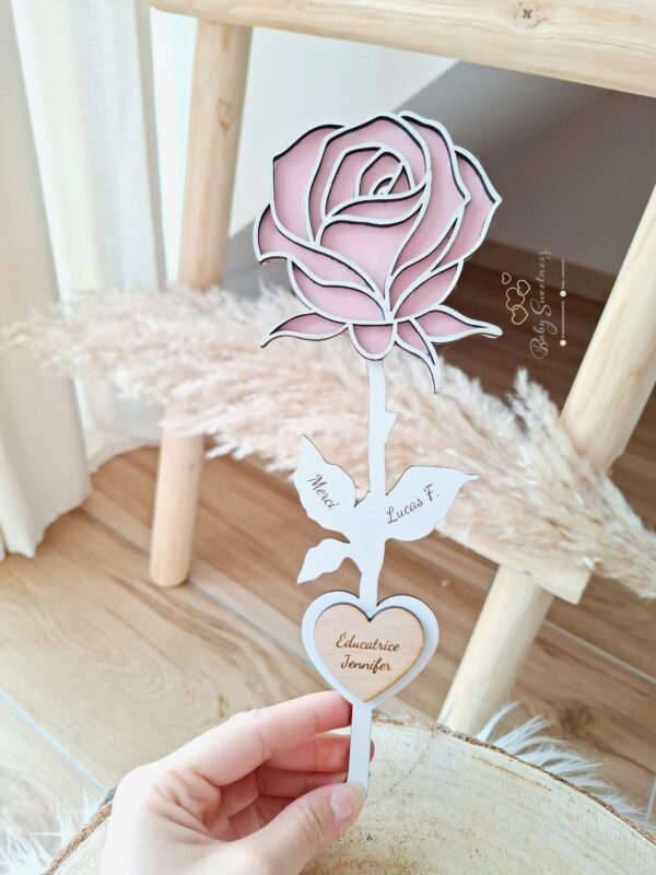 Rose en bois – Image 2