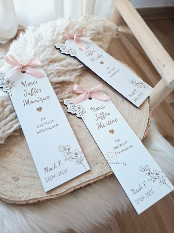 Marque page maîtresse