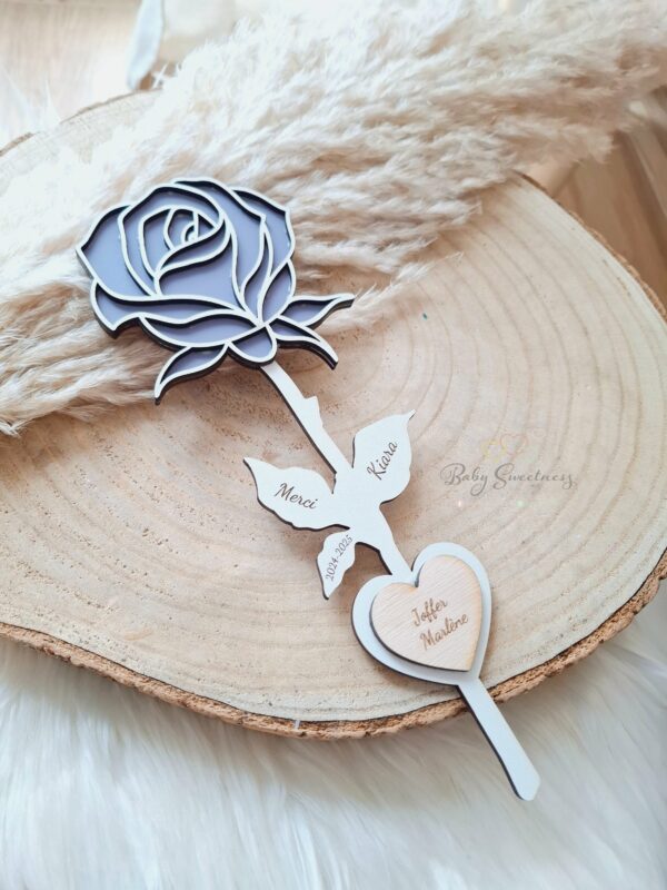 Rose en bois – Image 3