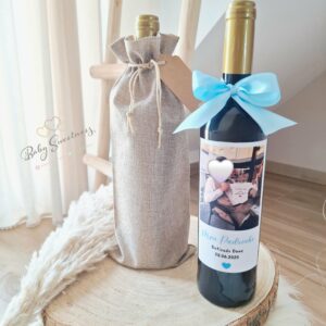 Bouteille de vin personnalisée