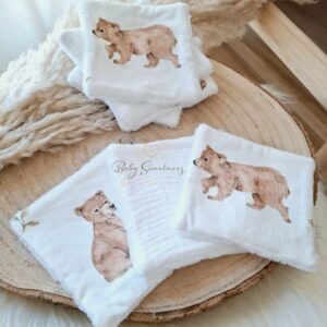 Lingettes lavables et réutilisables