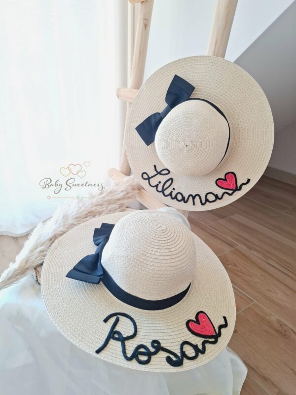 Chapeau de paille personnalisé