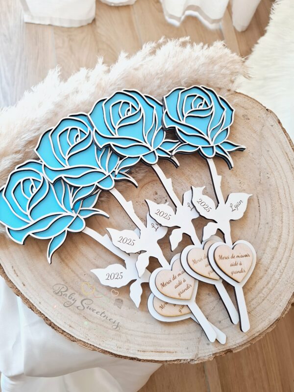 Rose en bois