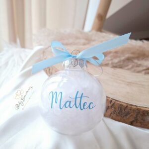 Boule de Noël transparente