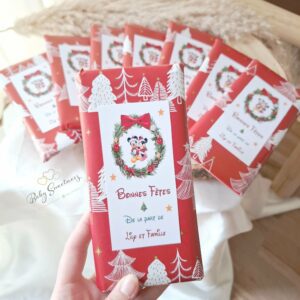 Tablette de chocolat personnalisée