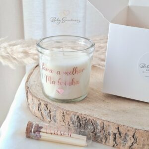 Bougie parfumée avec allumettes