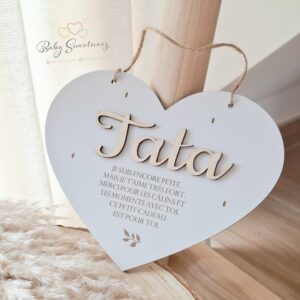 Cœur en bois personnalisé