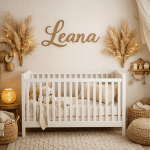 Prénom mural en bois