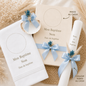 A vous de personnaliser votre coffret de baptême