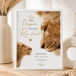 Cadre Roi lion
