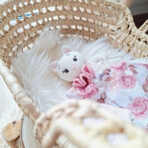 Doudou chat en crochet