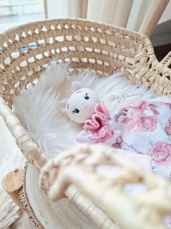 Doudou chat en crochet