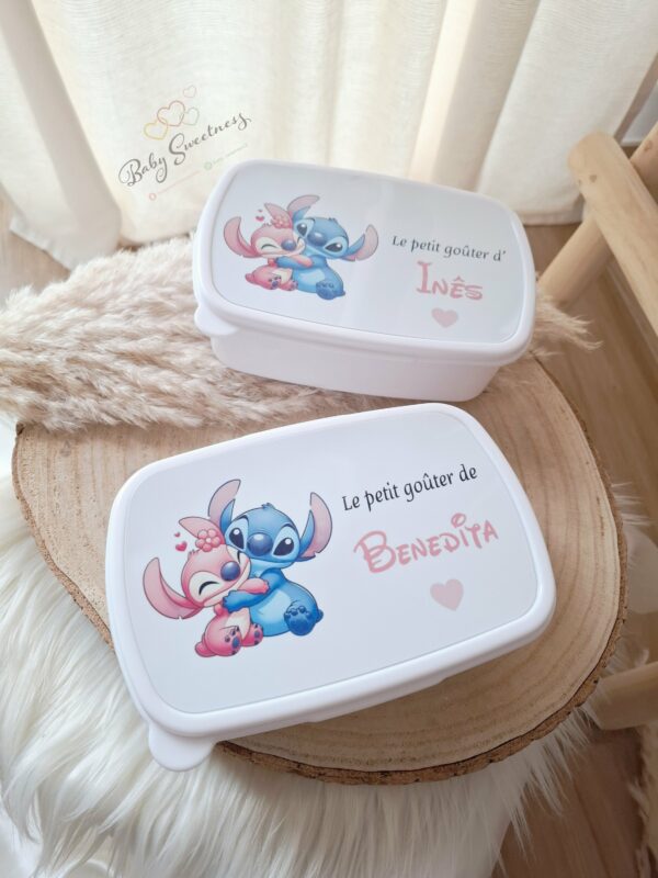 Boîte à goûter personnalisée