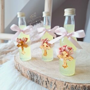 Mini bouteilles Limoncello fleurs séchées
