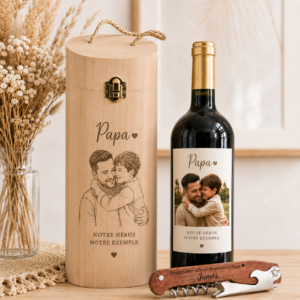 Coffret à vin personnalisé
