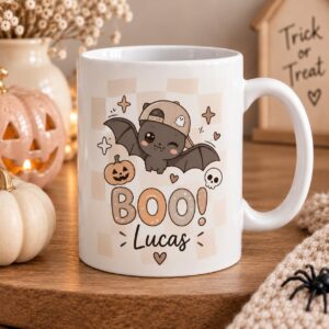 Tasse Halloween chauve-souris garçon