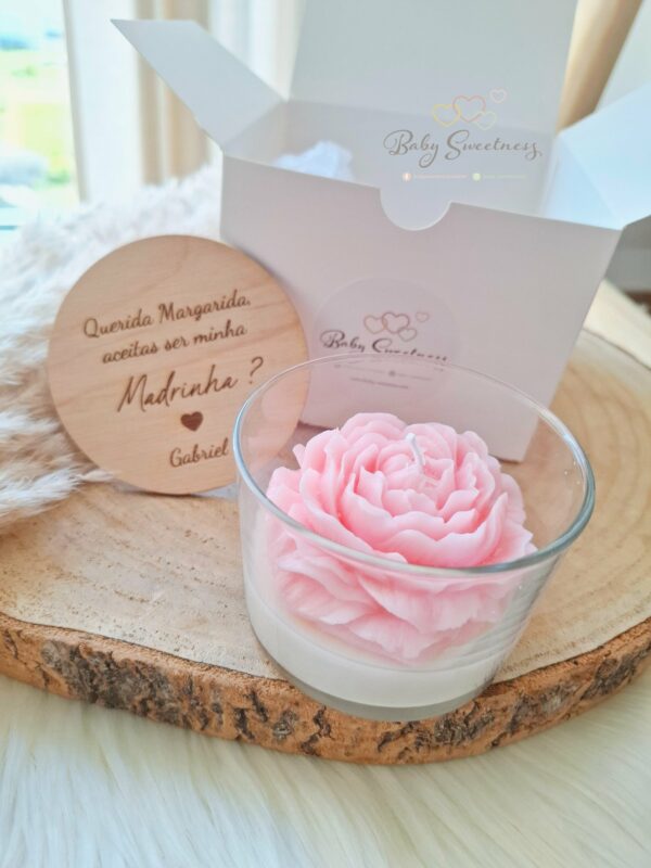 Bougie parfumée Rose – Image 7