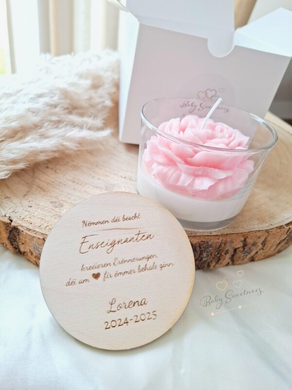 Bougie parfumée Rose – Image 10