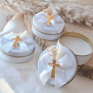 Bougies fleurs séchées