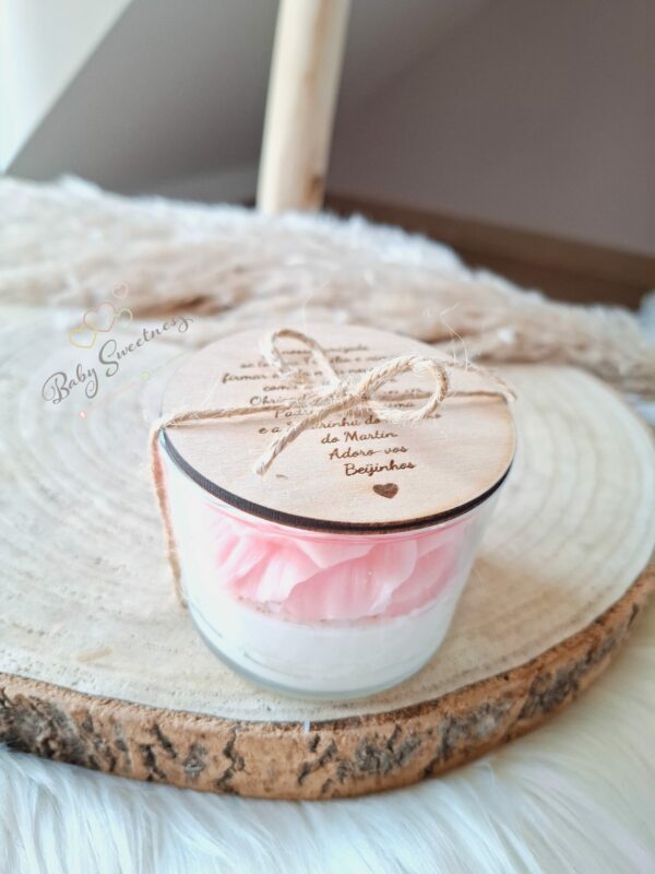 Bougie parfumée Rose – Image 2
