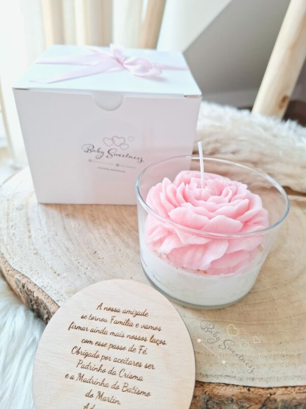 Bougie parfumée Rose – Image 4