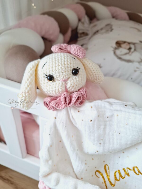 Doudou lapin fille grandes oreilles