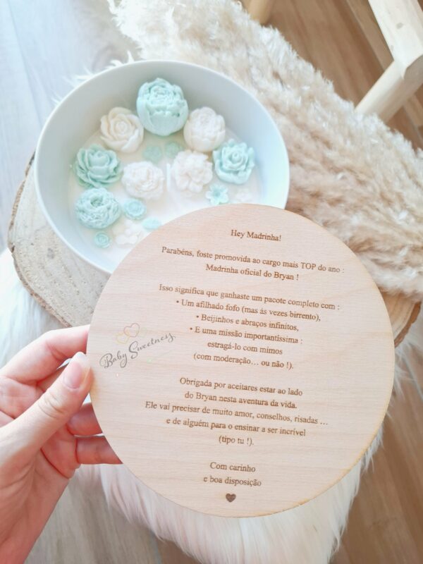Bougie parfumée avec couvercle