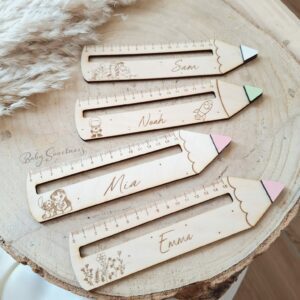 Règle enfant crayon personnalisée