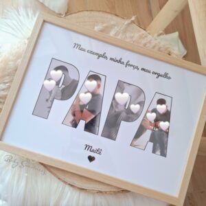 Cadre Papa personnalisé