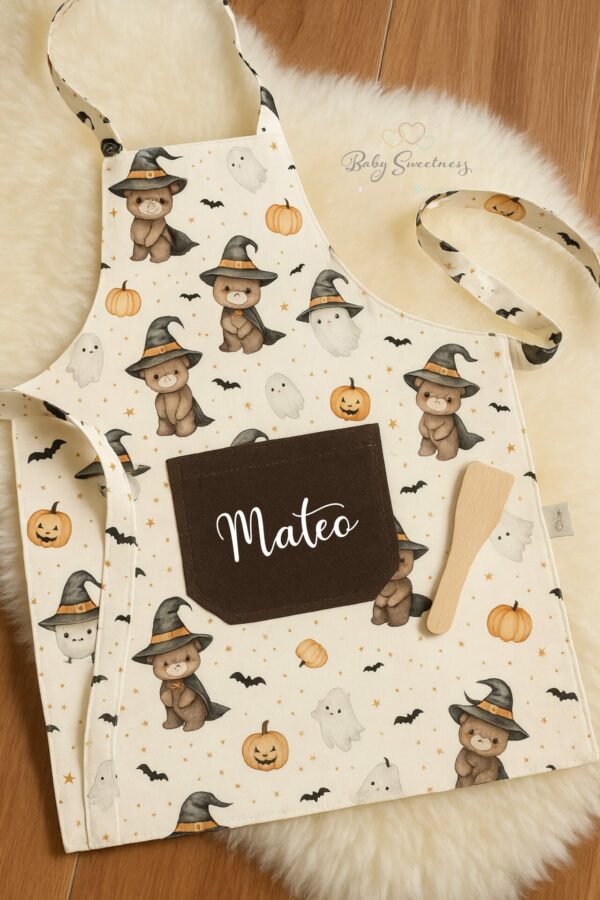 Tablier de cuisine Halloween personnalisé – Image 2