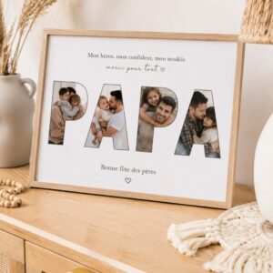 Cadre Papa personnalisé