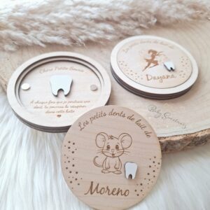 Boîte à dents de lait personnalisée