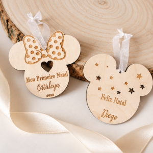Boule de Noël Mickey et Minnie Mouse