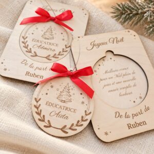 Puzzle Boule de Noël Maîtresse