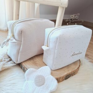 Trousse de toilette Double Gaze coton