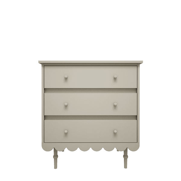 Commode à trois tiroirs Olive