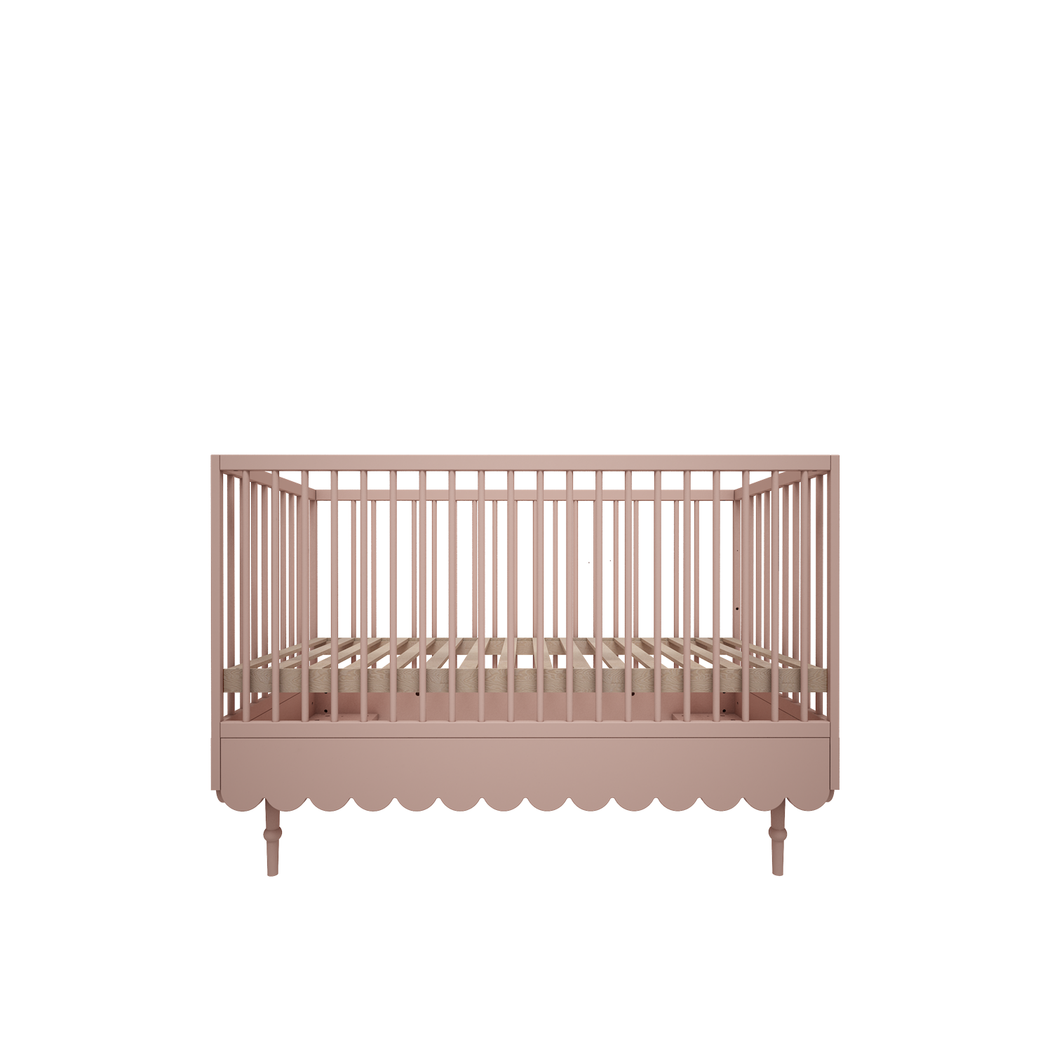 Lit bébé évolutif 70 x 140 cm rose – Image 3