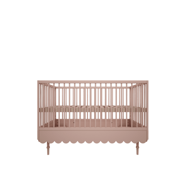 Lit bébé évolutif 70 x 140 cm rose – Image 4