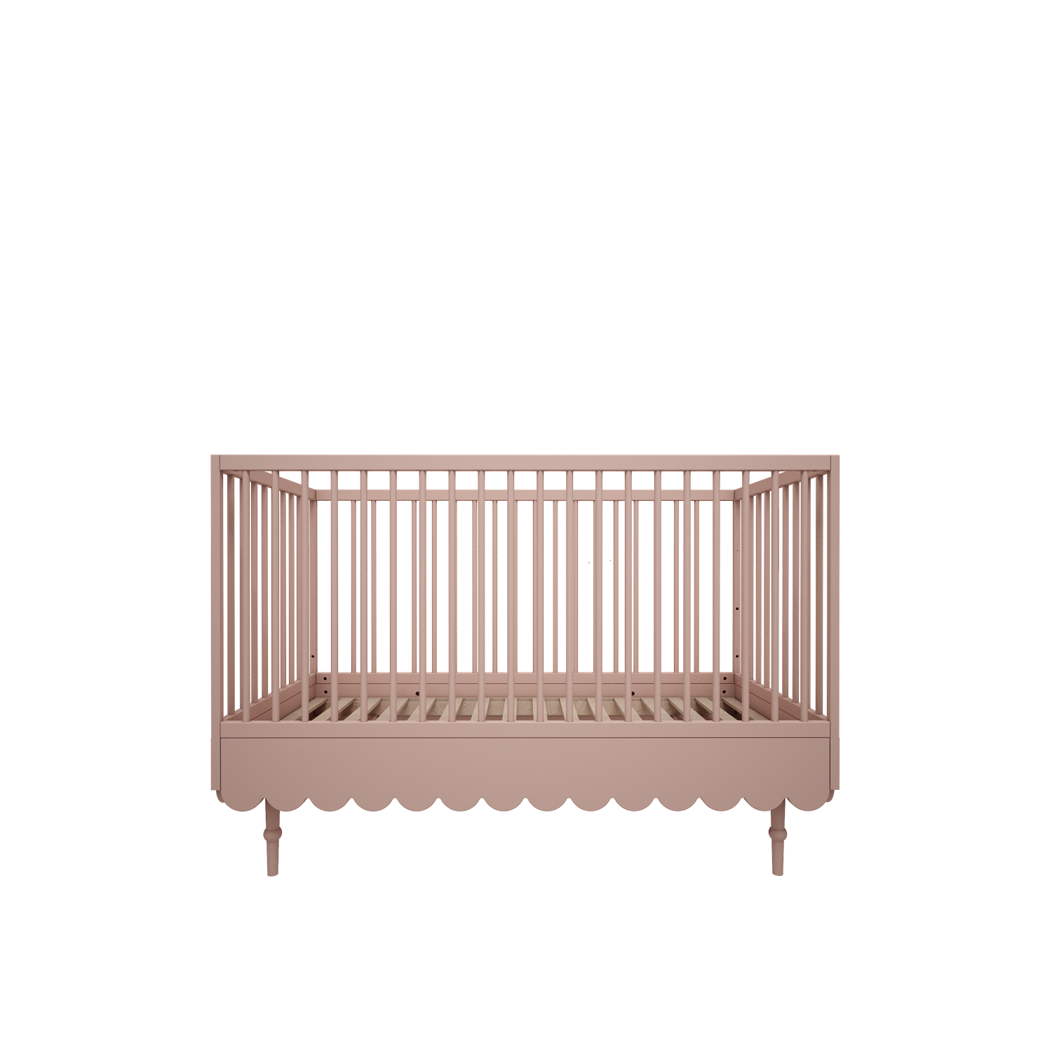 Lit bébé évolutif 70 x 140 cm rose – Image 2